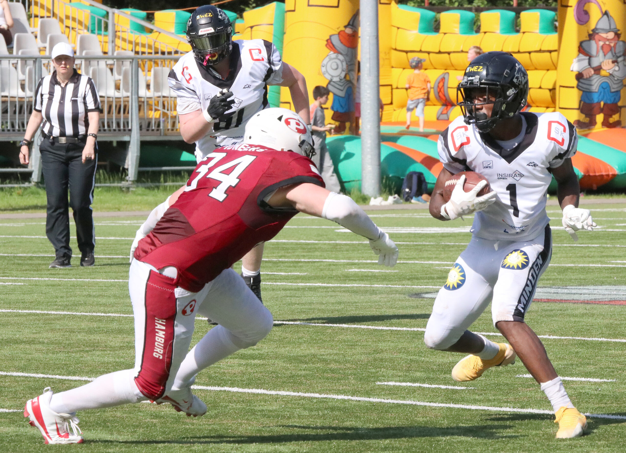 Willie Fedd beim Spiel gegen die Hamburg Pioneers